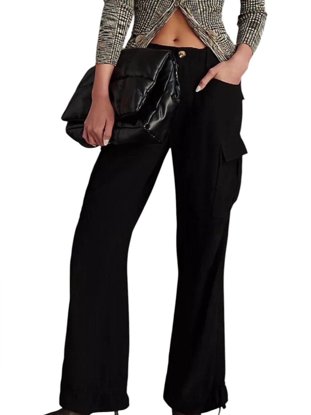 Betro Simone Malibu Cargo Pants Black NWT Size 31 Anthropologie